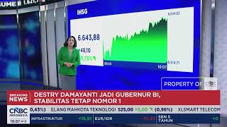 Destry Named BI Governor, JCI Strengthens & Rupiah Hits Around Rp17,600 per USD screenshot 1