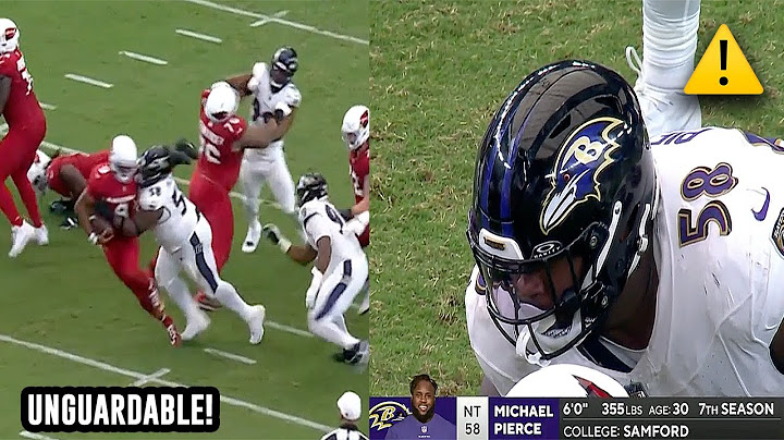 Michael Pierce TERRORIZED Cardinals O-Line 😳🔥 Ravens vs Cardinals 2023 Highlights