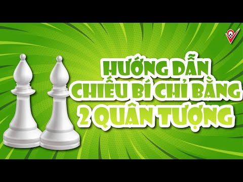 Video HƯỚNG DẪN CHIẾU BÍ BẰNG 2 QUÂN TƯỢNG | Học cờ Vua cùng... - YouTube