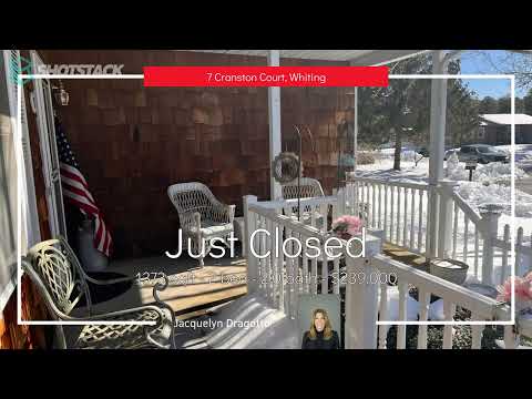 7 CRANSTON COURT, Whiting, NJ home video tour