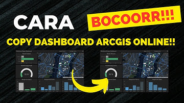Cara menyalin dashboard di arcgis online