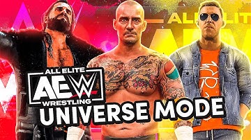 HOW TO CREATE AN AEW/WWE UNIVERSE MODE!