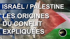LES ORIGINES DU CONFLIT ISRAÉLO-PALESTINIEN EXPLIQUÉES SUR CARTE