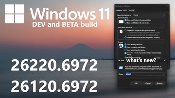 Windows 11 Dev and Beta (26220.6972/26120.6972) - What