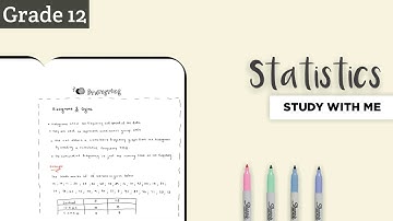 Grade 12 Statistics | Past Exam Questions 1 & 2 Nov 2016 P2 | NTE
