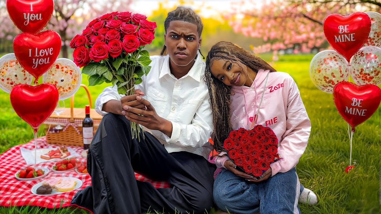 I ASKED ZAZA TO BE MY VALENTINE ❤️💌