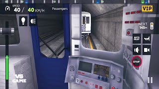 R211 Train Following In NYC Subway | Subway Simulator 3D Android Gameplay screenshot 1