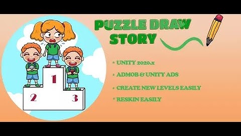 Draw Puzzle Story – Draw One Part unitysourcecode.in