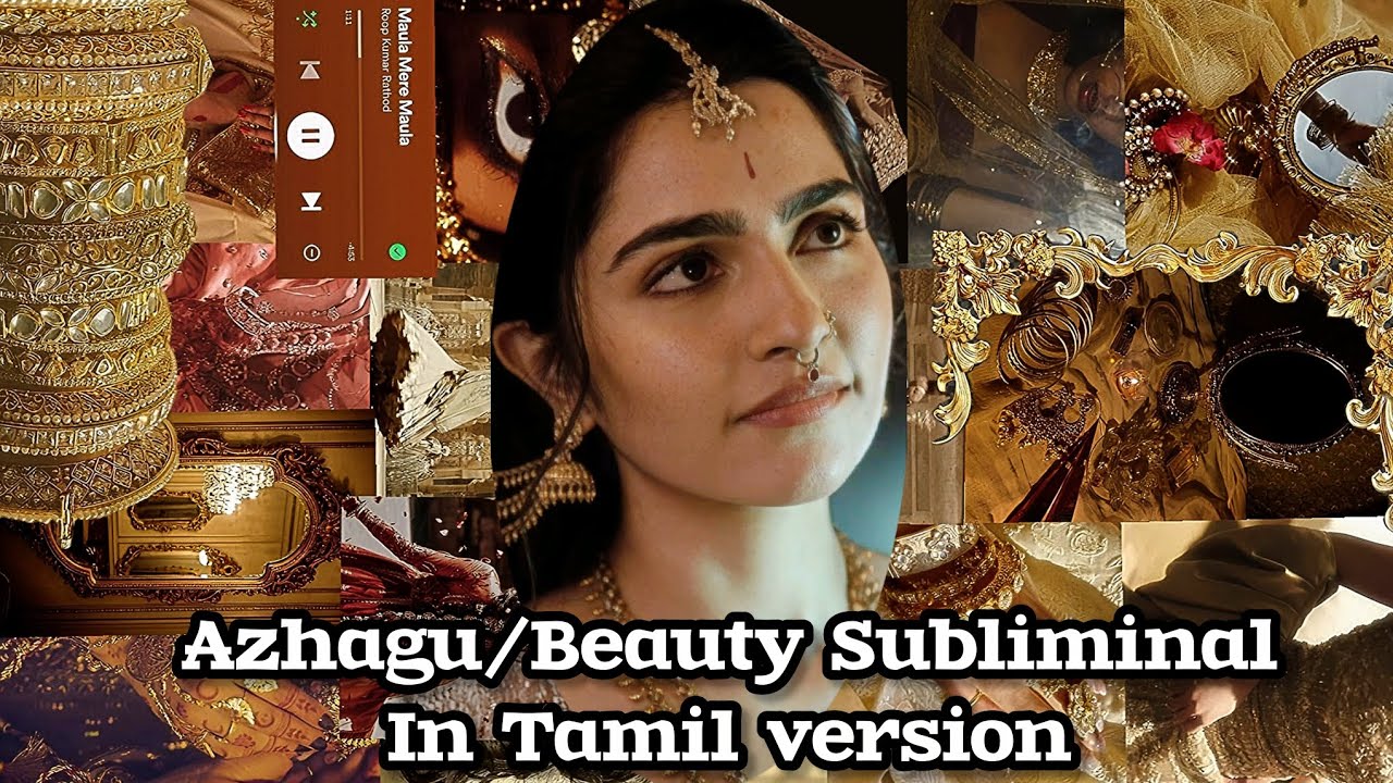 🦚 Mayil Pola Azhagu | Natural Girl Beauty Tamil Subliminal💗**Silent Version** 