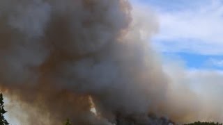6,000-acre wildfire in Alaska displaces residents