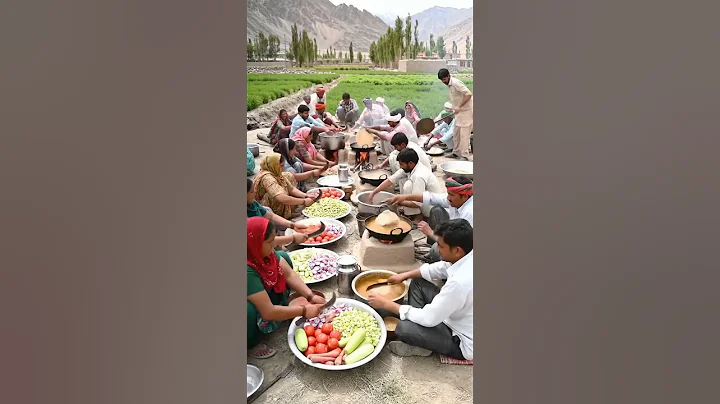 Rajasthani Women and Men Cooking Together in Ladakh❄️🍲| A Beautiful Blend of Tradition & Teamwork!🇮🇳 thumbnail