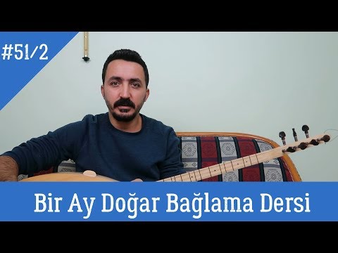 Ders 51/2 Bir Ay Doğar Solfej (Bağlama Dersi)