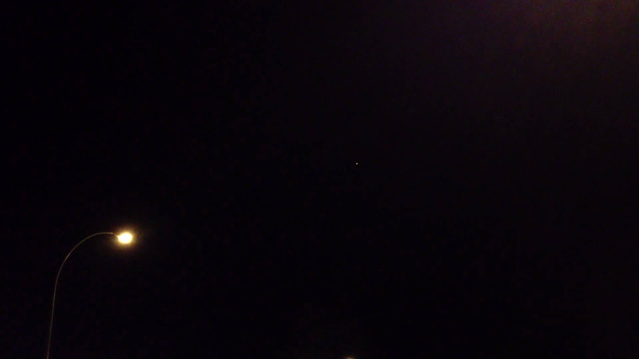 Strange Light Moving Across Sky (HD) May 2012 YouTube