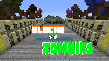 Blocks Vs Zombies Minecraft Mini Game