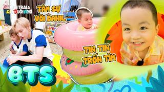 JSOL tâm sự cực tình cảm với DANIL, TIN TIN mê tít trò trốn tìm quay vlog thoại ê hề | BTS ATVCDN