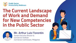 Webinar Series on Public Workforce Futureproofing: Elevating Productivity in the New Normal (Re-run)