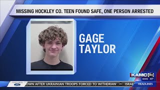 Missing Hockley Co. teen found safe, one person arrested