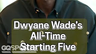 Dwayne Wade's Starting 5? Steph, MJ, Kobe, LeBron & Shaq