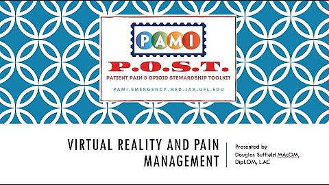 AI-PAMI Live Webinar Event: Virtual Reality as a Pain Management Tool