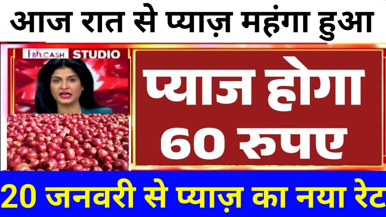 प्याज किसानों के लिए खुशखबरी प्याज के भाव में होगी बंपर बढ़ोतरी | onion rate today , onion price