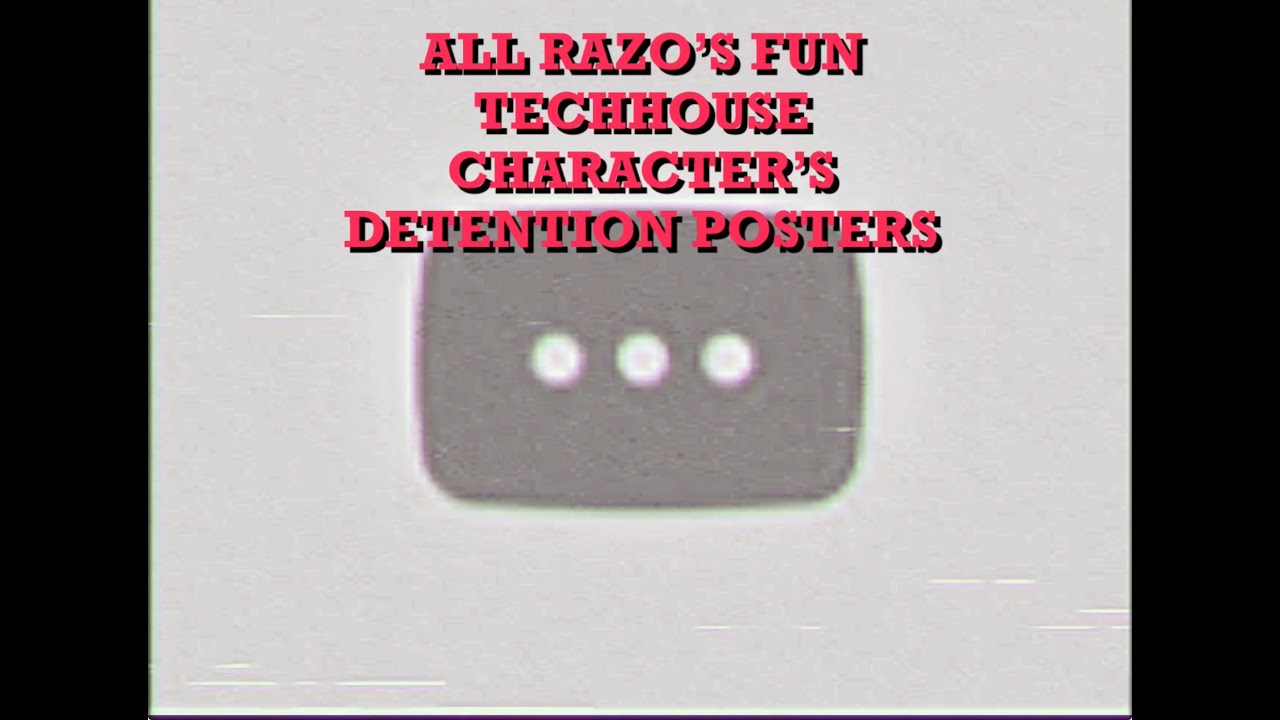 [READ DESCRIPTION] All RFTH characters’ Detention Posters (ft. All Friends and Enemies)