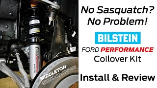 New Bronco Bilstein Ford Performance Coilover Kit Install and Review
