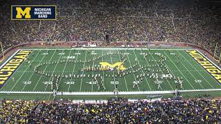 The michigan marching band halftime performance: "throwback" happy
together/pretty woman longest time/piano man free bird performed at: v
wiscon...