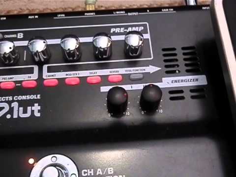 Zoom g7 1ut multi effects pedal: Changing the vacuum tube