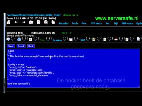 ServerSafe - Hacken van een website