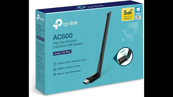 TP Link AC600 USB WiFi Adapter for PC Archer T2U Plus   Review and Setup Guide
