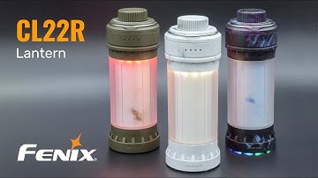 Fenix CL22R Lantern - Small, Lightweight and Packed with Features - Decorative Disco Mode