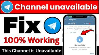 Fix Telegram Channel  unavailable 😕 | This channel is unavailable due to copyright infringeme