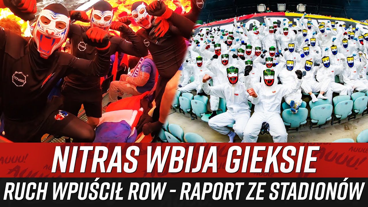 Nitras wbija GieKSie - Ruch wpuścił ROW - RAPORT ZE STADIONÓW (01-07.04.2025)