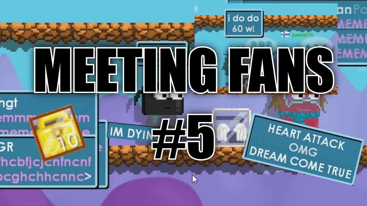Growtopia - Meeting Fans #5 [THESE DONATIONS!]