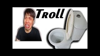 Vlog Troll - Nguyễn Thành Nam Troll Dán Keo Vào Bồn Cầu Prank Adhesive Wc