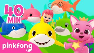👶 Bebefinn Ama a Família Tubarão ❤️ | @Bebefinn  |   Compilação | Pinkfong Canções para crianças​