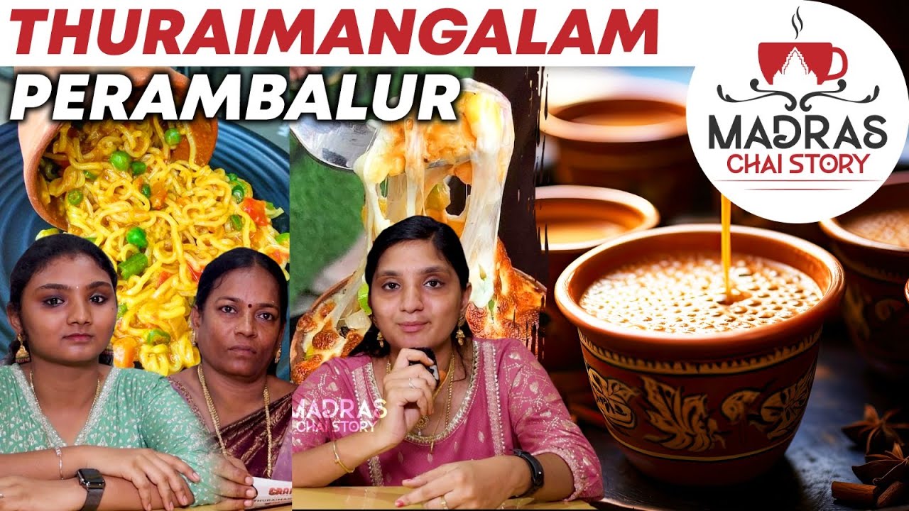 ✨💖 The sweetest beginning! Madras Chai Story's grand opening celebration in Thuraimangalam! 🎊