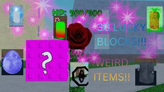 OPENING 30 LUCKY BLOCKS IN ROBLOX TROLLGE UNIVERSE INCIDENT!