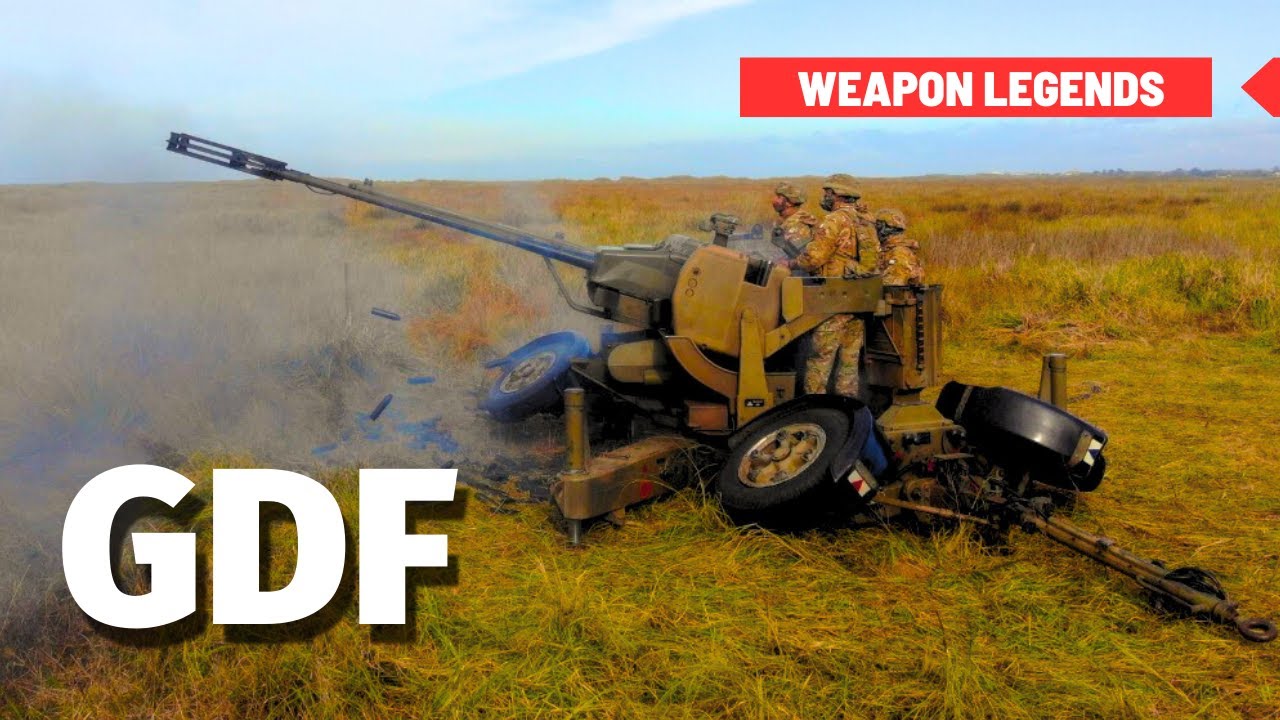 JGSDF Oerlikon 35 mm Twin Cannon · 35mm2連装高射機関砲 L-90