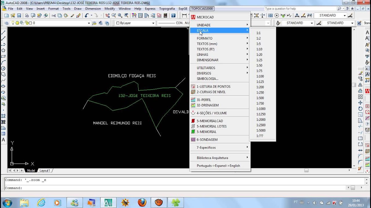 Como Alterar A Escala De Um Desenho No Autocad