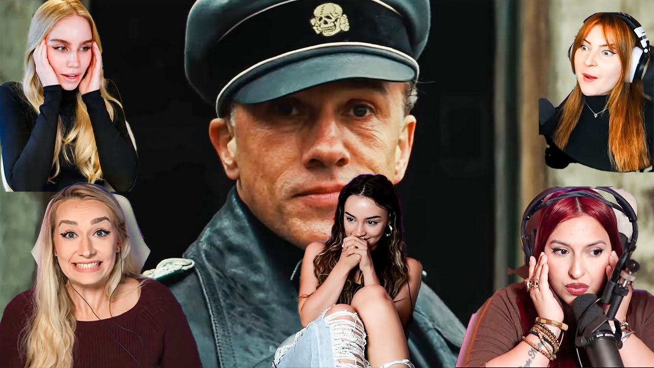 TOP FEMALE  "AU REVOIR SHOSHANNA" REACTIONS - Inglourious Basterds Movie Reaction.