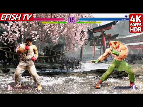 Ryu vs Alex (Hardest AI) - Street Fighter 6