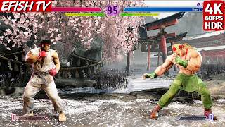 Ryu Vs Alex Hardest Ai - Street Fighter 6