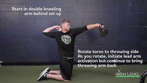Baseball Double Kneeling Arm Behind Throwing Drill | High Level Throwing®