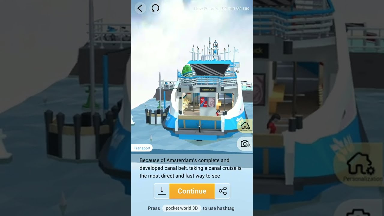 Pocket World 3D - Amsterdam I - Ferries in Het IJ