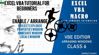 Excel VBA and MACROS : VBA  WINDOW | PROJECT EXPLORER | IMMEDIATE | PROPERTIES | CLASS 7 Net Worth