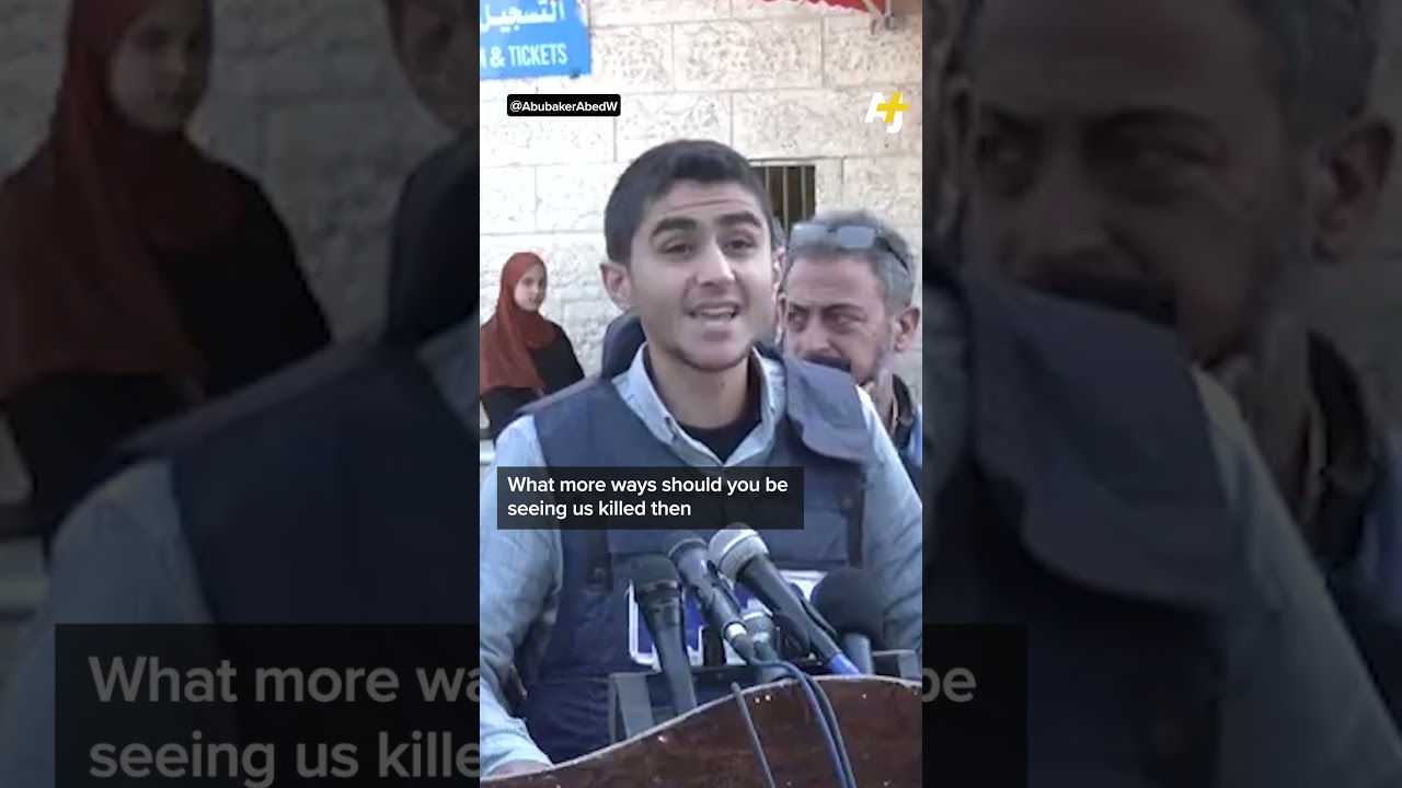 لدى الصحفيين الفلسطينيين رسالة للعالم