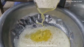 Máy vắt nước cốt khóm nguyên chất - Điện Cơ Xanh 0984467870