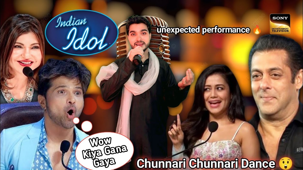 Salman Sir का गाना Indian Idol में  सभी Judges हैरान 😲 | Chunnari Chunnari | Biwi No.1 | Salman Khan