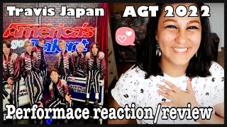 TRAVIS JAPAN on AMERICA'S GOT TALENT 2022 Reaction 日本語